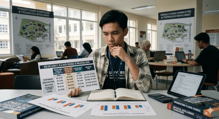 Kos Belajar IT, AI & Data Science di Malaysia 2026